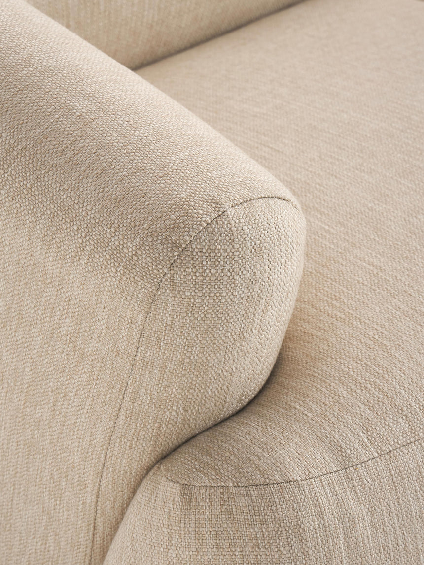 Modern Köşe Koltuk Bej Dokuma Kumaş