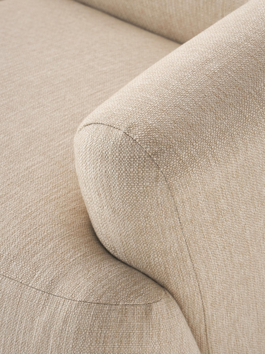 Modern Köşe Koltuk Bej Dokuma Kumaş