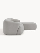 Modern Köşe Koltuk Gri Dokuma Kumaş