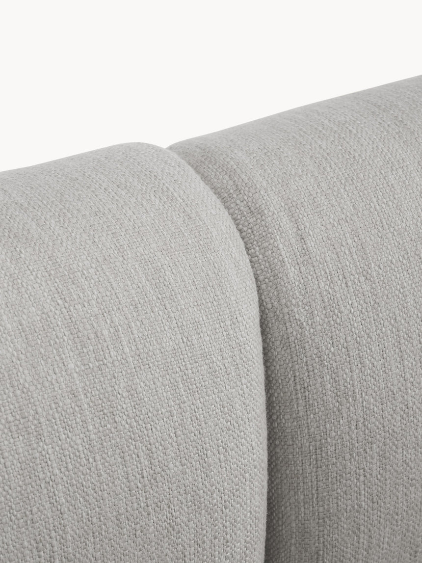 Modern Köşe Koltuk Gri Dokuma Kumaş