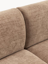 Modern Köşe Koltuk Kahve Dokuma Kadife