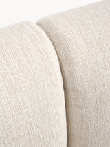 Modern Köşe Koltuk Kırık Beyaz Dokuma Kumaş