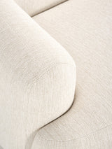 Modern Köşe Koltuk Kırık Beyaz Dokuma Kumaş