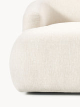 Modern Köşe Koltuk Kırık Beyaz Dokuma Kumaş