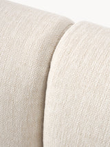 Modern Köşe Koltuk Kırık Beyaz Dokuma Kumaş