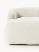 Modern Köşe Koltuk Kırık Beyaz Dokuma Kadife