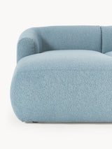 Modern Köşe Koltuk Mavi Bukle