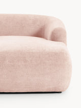 Modern Köşe Koltuk Şeftali Dokuma Kadife