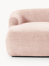 Modern Köşe Koltuk Şeftali Dokuma Kadife