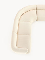 Modern Large Köşe Koltuk Açık Bej Bukle