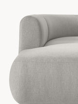 Modern Large Köşe Koltuk Gri Dokuma Kumaş