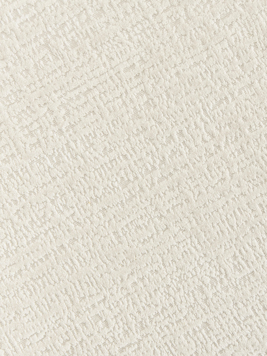 Modern Large Köşe Koltuk Kırık Beyaz Dokuma Kadife