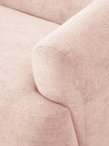 Modern Large Köşe Koltuk Şeftali Dokuma Kadife