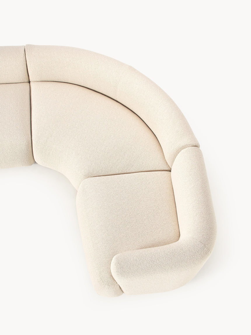 Modern Plus Köşe Koltuk Açık Bej Bukle