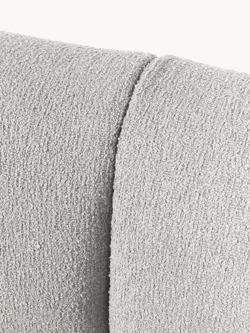 Modern Plus Köşe Koltuk Açık Gri Bukle