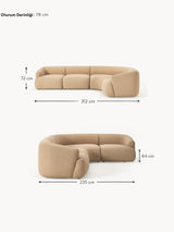 Modern Plus Köşe Koltuk Bej Bukle