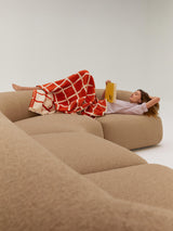 Modern Plus Köşe Koltuk Bej Bukle