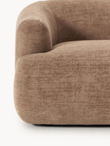 Modern Plus Köşe Koltuk Kahve Dokuma Kadife