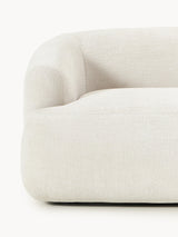 Modern Plus Köşe Koltuk Kırık Beyaz Dokuma Kadife