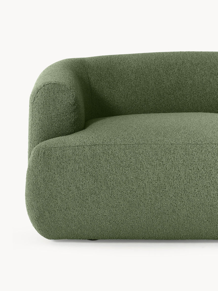 Modern Plus Köşe Koltuk Koyu Yeşil Bukle