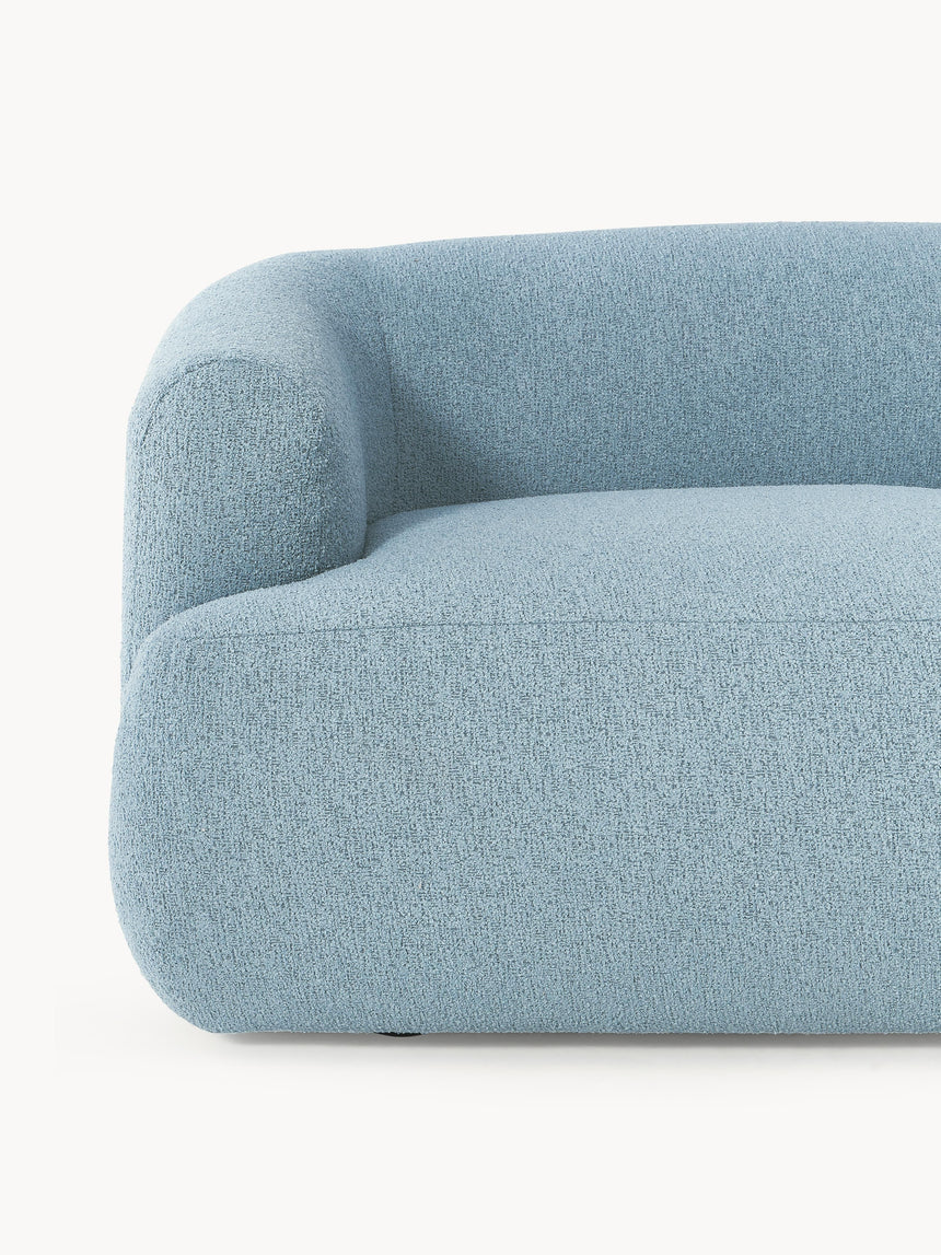 Modern Plus Köşe Koltuk Mavi Bukle