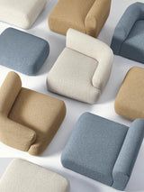 Modern Tekli Koltuk Açık Bej Bukle