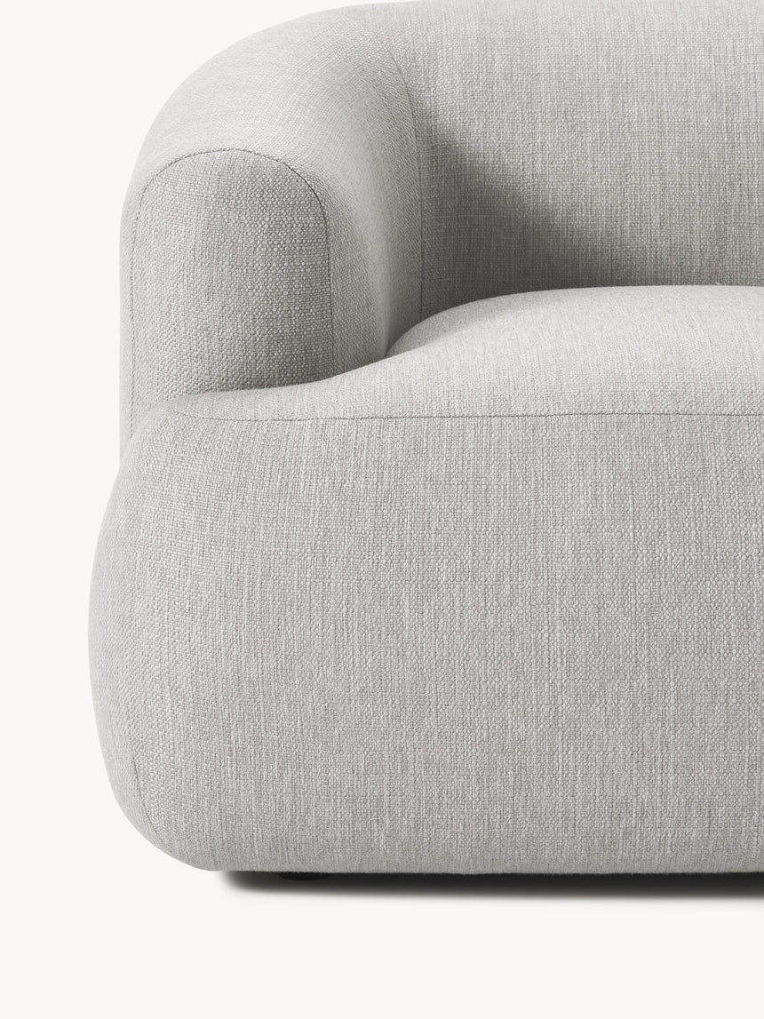 Modern Tekli Koltuk Açık Gri