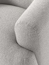 Modern Tekli Koltuk Açık Gri Bukle