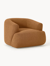 Modern Tekli Koltuk Açık Kahve Bukle