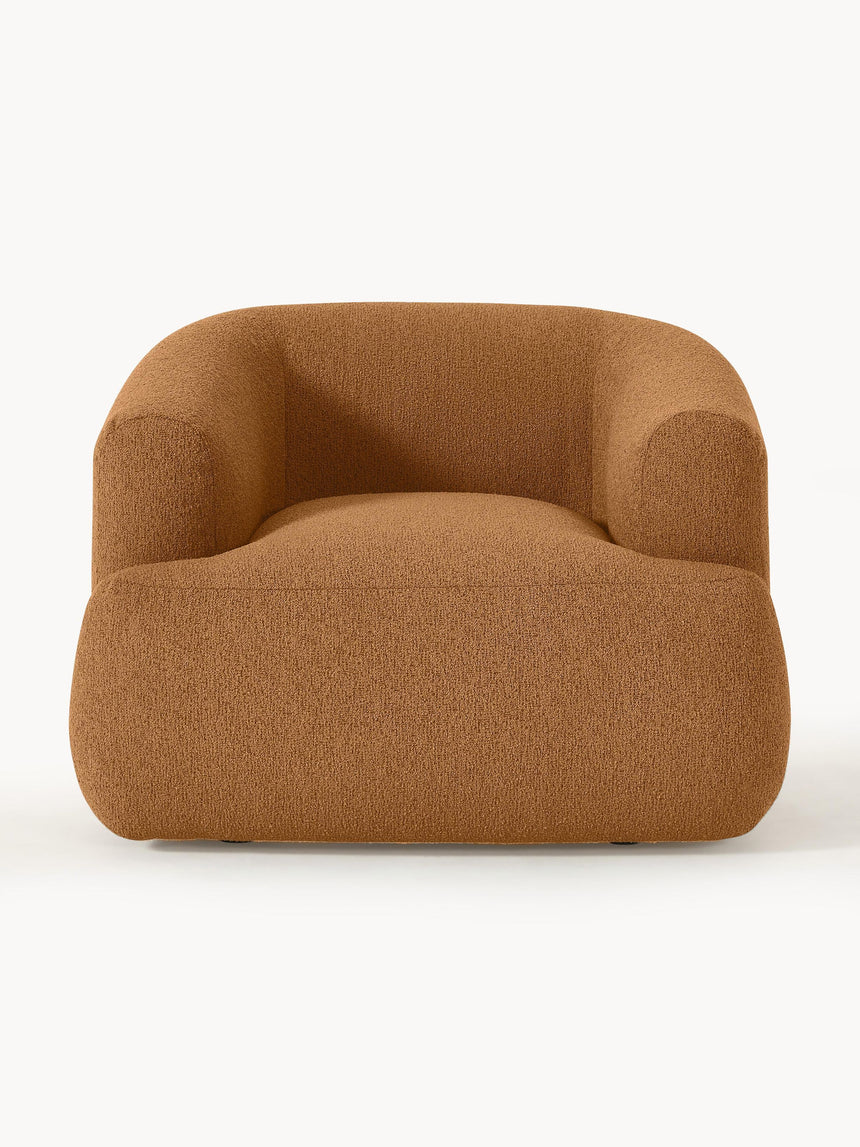 Modern Tekli Koltuk Açık Kahve Bukle