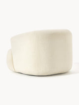 Modern Tekli Koltuk Kırık Beyaz Teddy