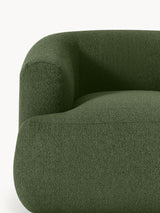 Modern Tekli Koltuk Yeşil Bukle