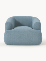 Modern Tekli Koltuk Mavi Bukle