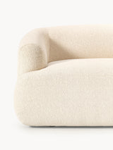 Modern Üçlü Koltuk Açık Bej Bukle