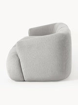 Modern Üçlü Koltuk Açık Gri Bukle