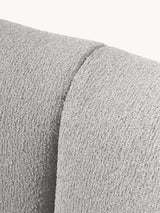 Modern Üçlü Koltuk Açık Gri Bukle