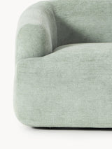 Modern Üçlü Koltuk Adaçayı Yeşili Dokuma Kadife