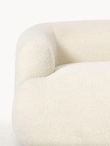 Modern Üçlü Koltuk Kırık Beyaz Teddy