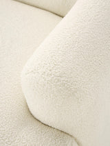 Modern Üçlü Koltuk Kırık Beyaz Teddy