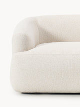 Modern Üçlü Koltuk Krem Benekli Bukle