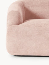 Modern Üçlü Koltuk Şeftali Dokuma Kadife