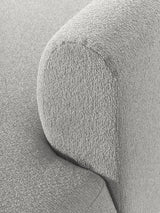 Modern Ultra Köşe Koltuk Açık Gri Bukle