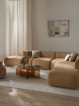 Modern Ultra Köşe Koltuk Bej Bukle