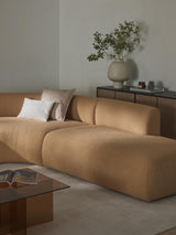 Modern Ultra Köşe Koltuk Bej Bukle