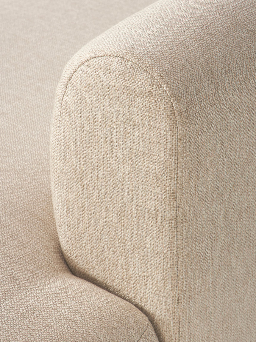 Modern Ultra Köşe Koltuk Bej Dokuma Kumaş