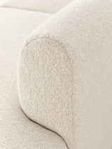 Modern Ultra Köşe Koltuk Kırık Beyaz Bukle