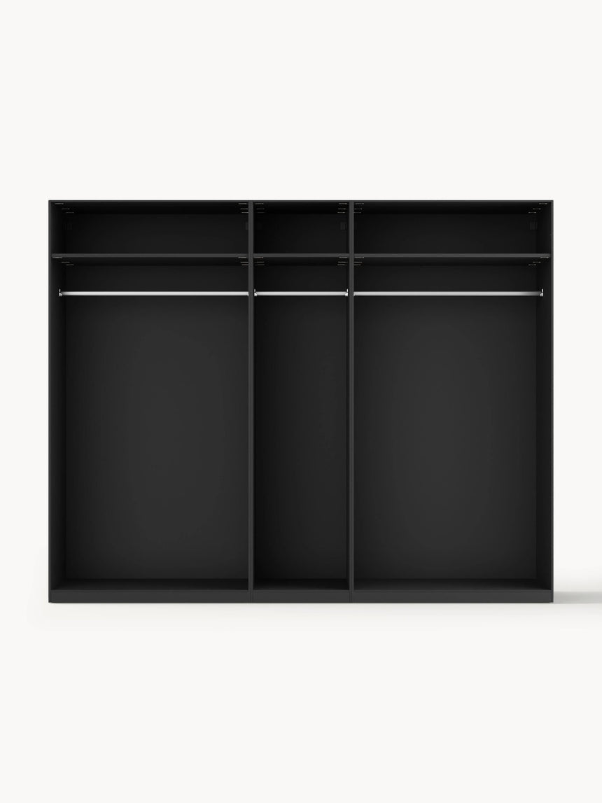 Mon Beş Kapılı Modül Gardırop Siyah
