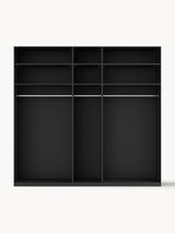 Mon Beş Kapılı Modül Gardırop Siyah