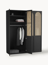 Mon Dört Kapılı Modül Gardırop Siyah