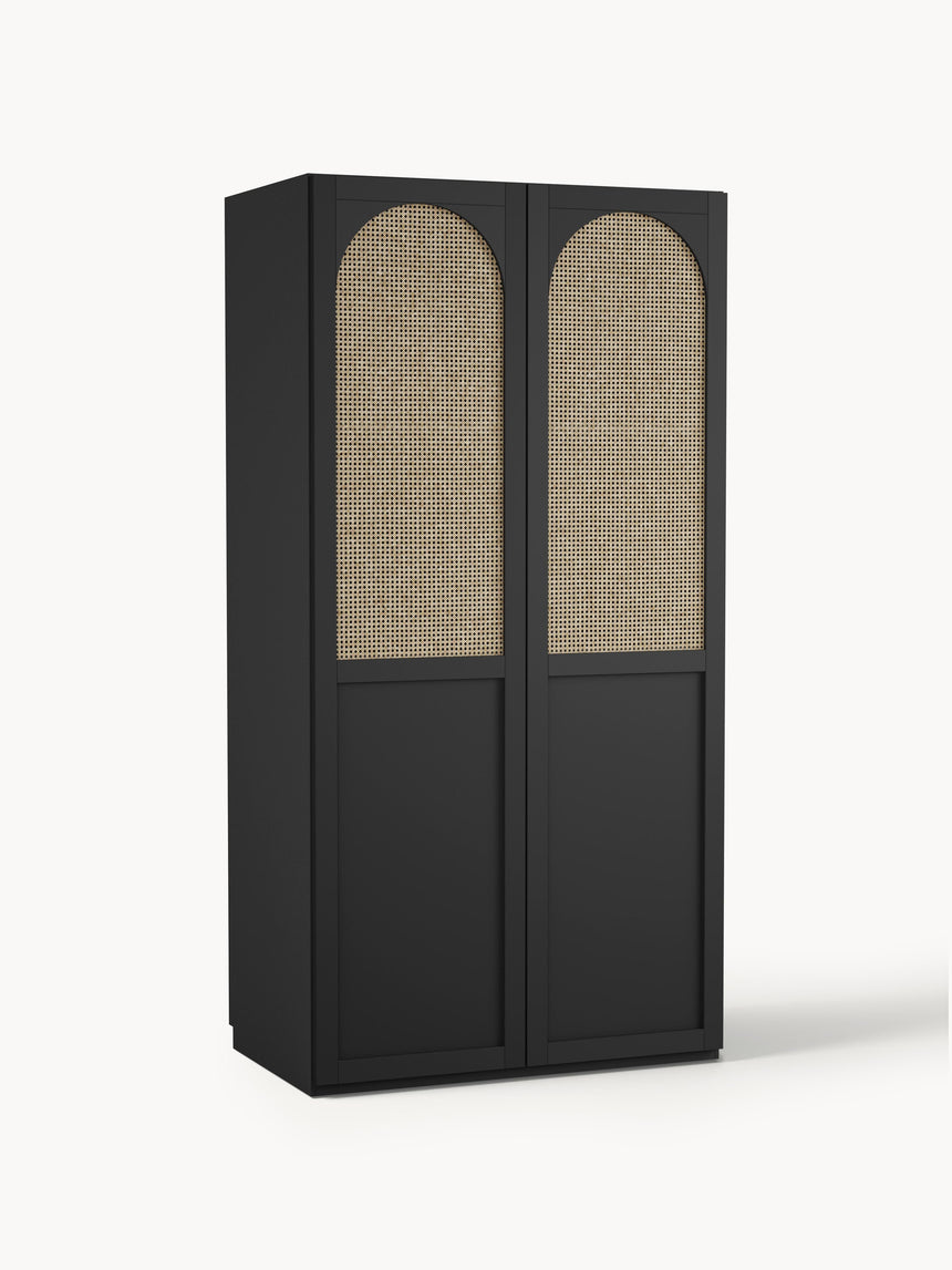 Mon İki Kapılı Modül Gardırop Siyah